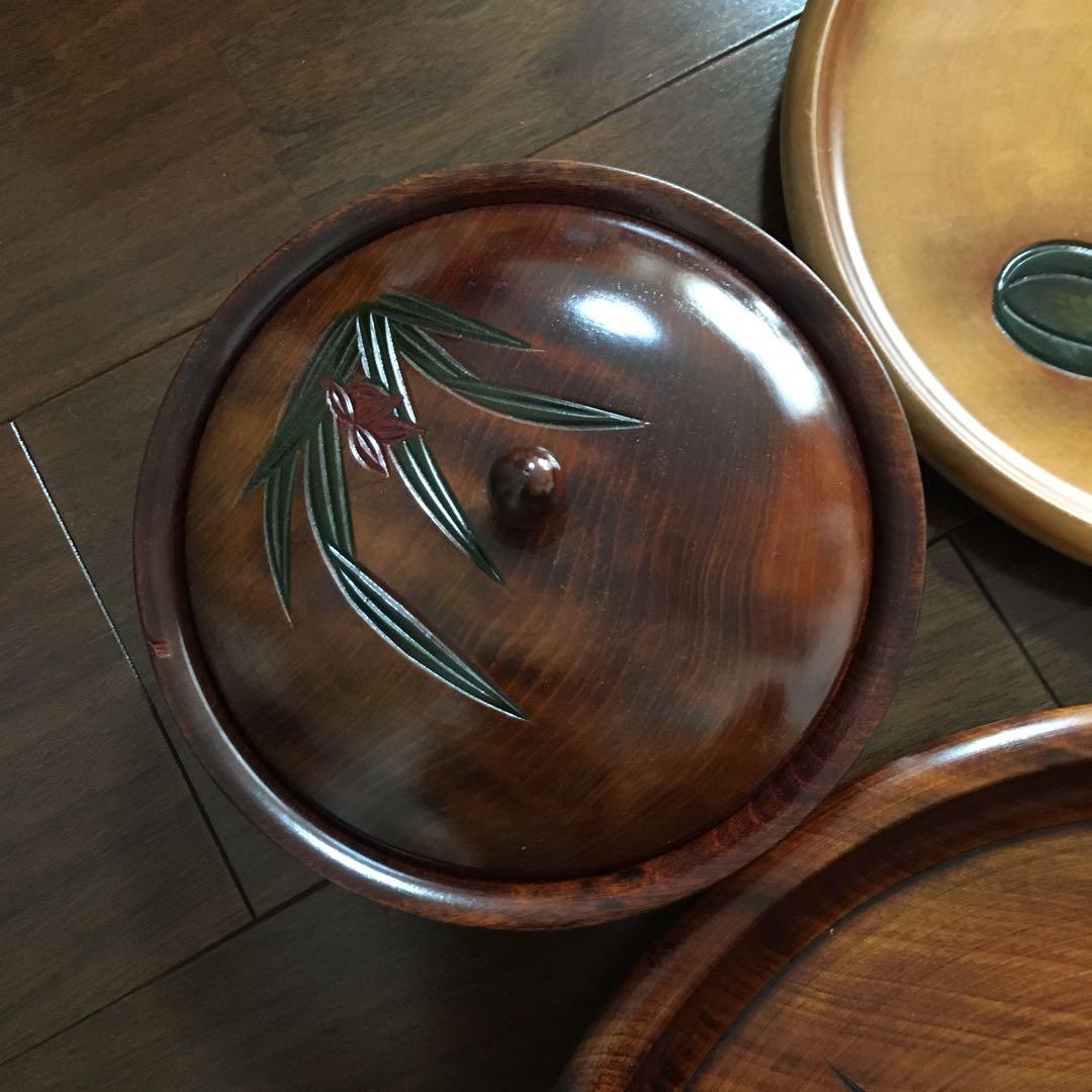 seitusmei　烏城彫　讃岐彫　讃岐漆器　A.B.C.D