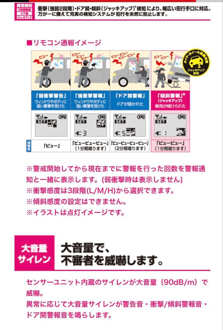 ユピテル　アギュラス　VE-S37RS カーセキュリティシステム