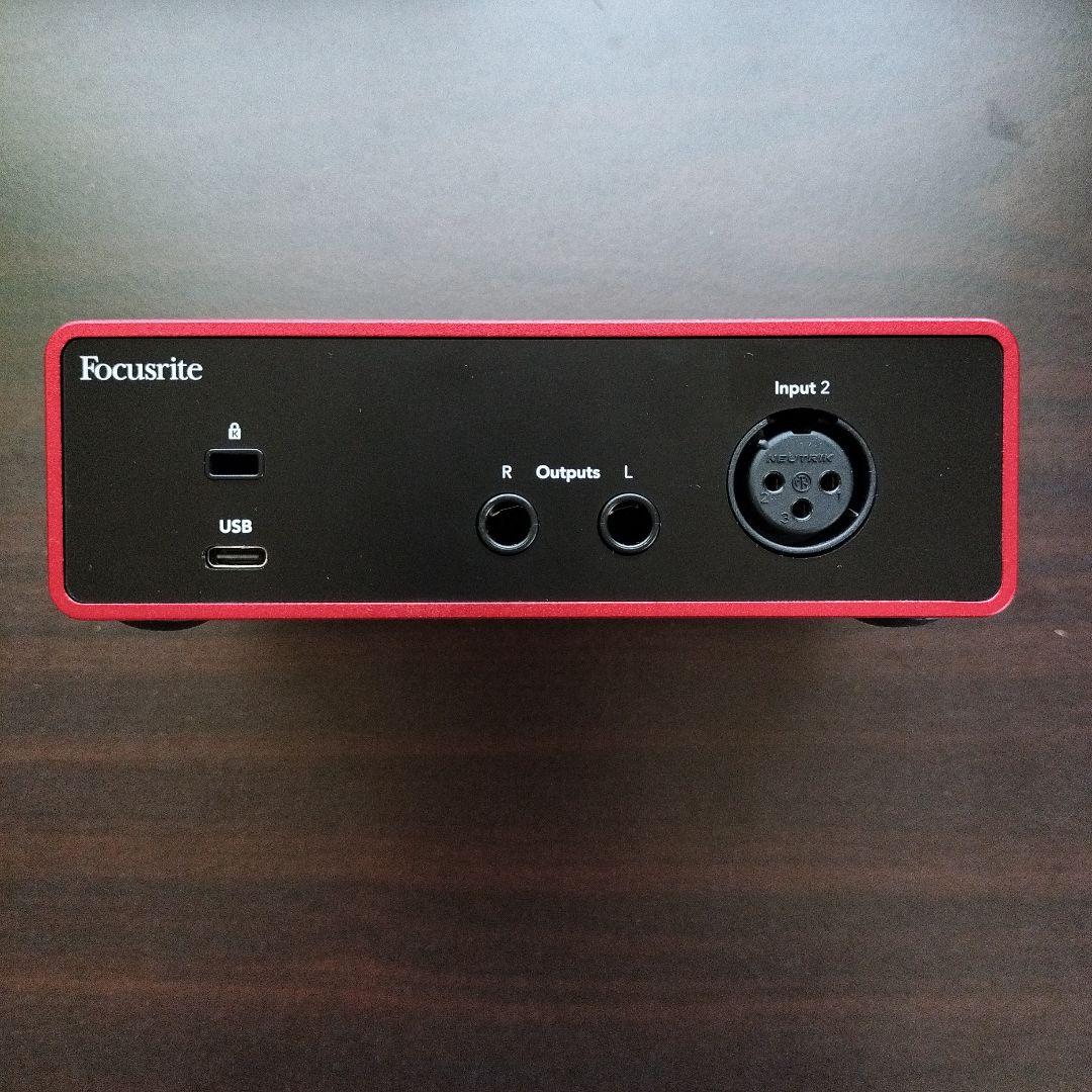 DTM・DAW Focusrite scarlett solo 4th Gen (gen4)