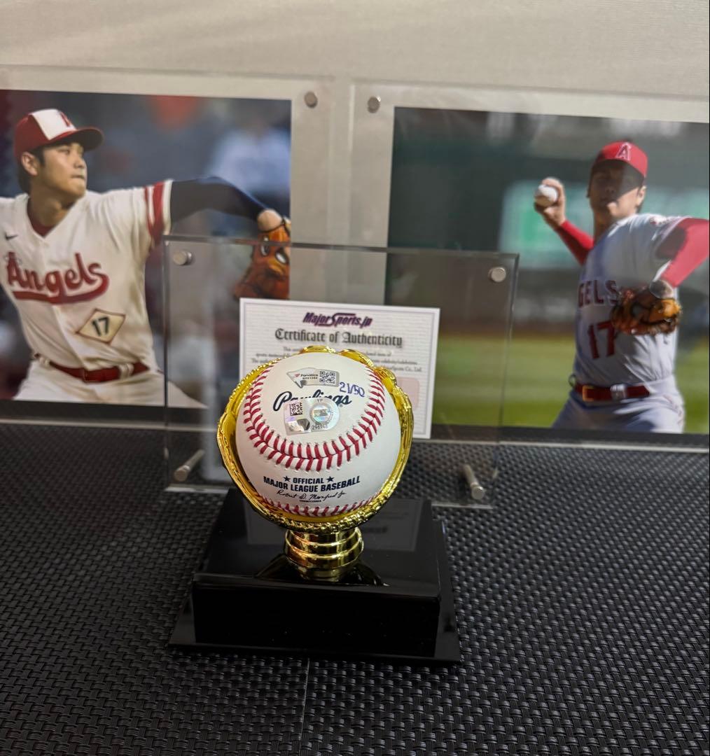 【NIFTY】大谷翔平 直筆サインボール MLB公式&Fanatics