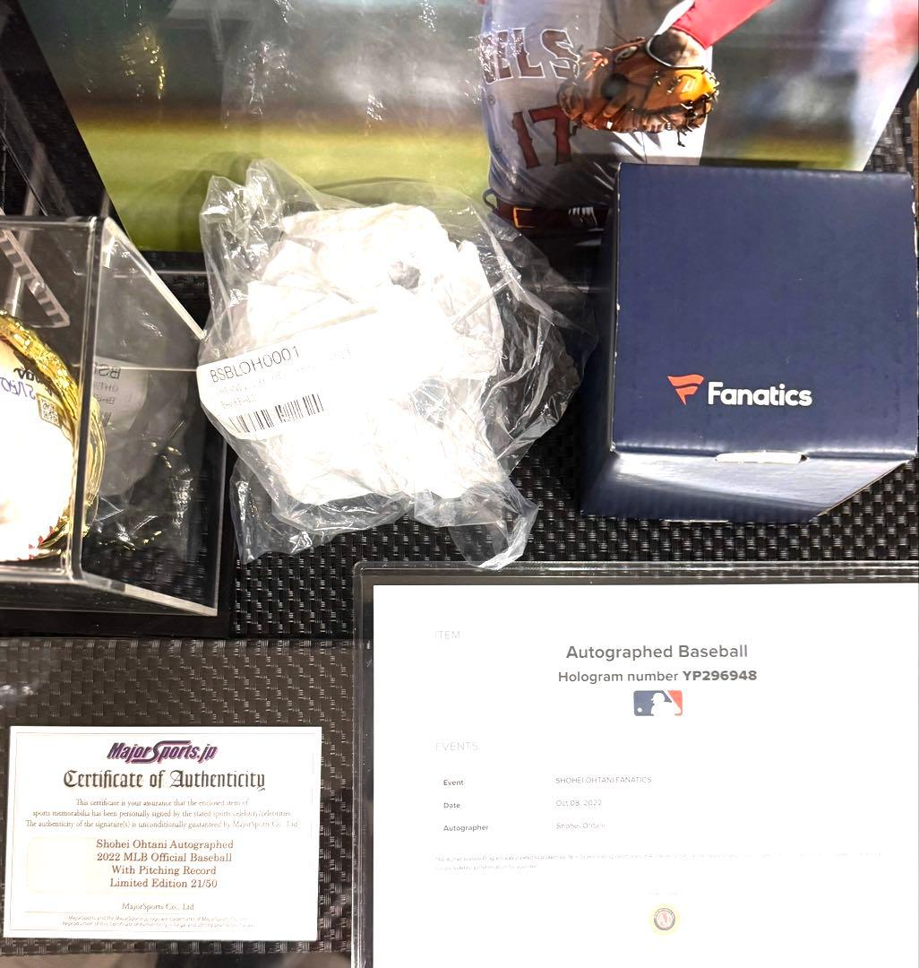 【NIFTY】大谷翔平 直筆サインボール MLB公式&Fanatics