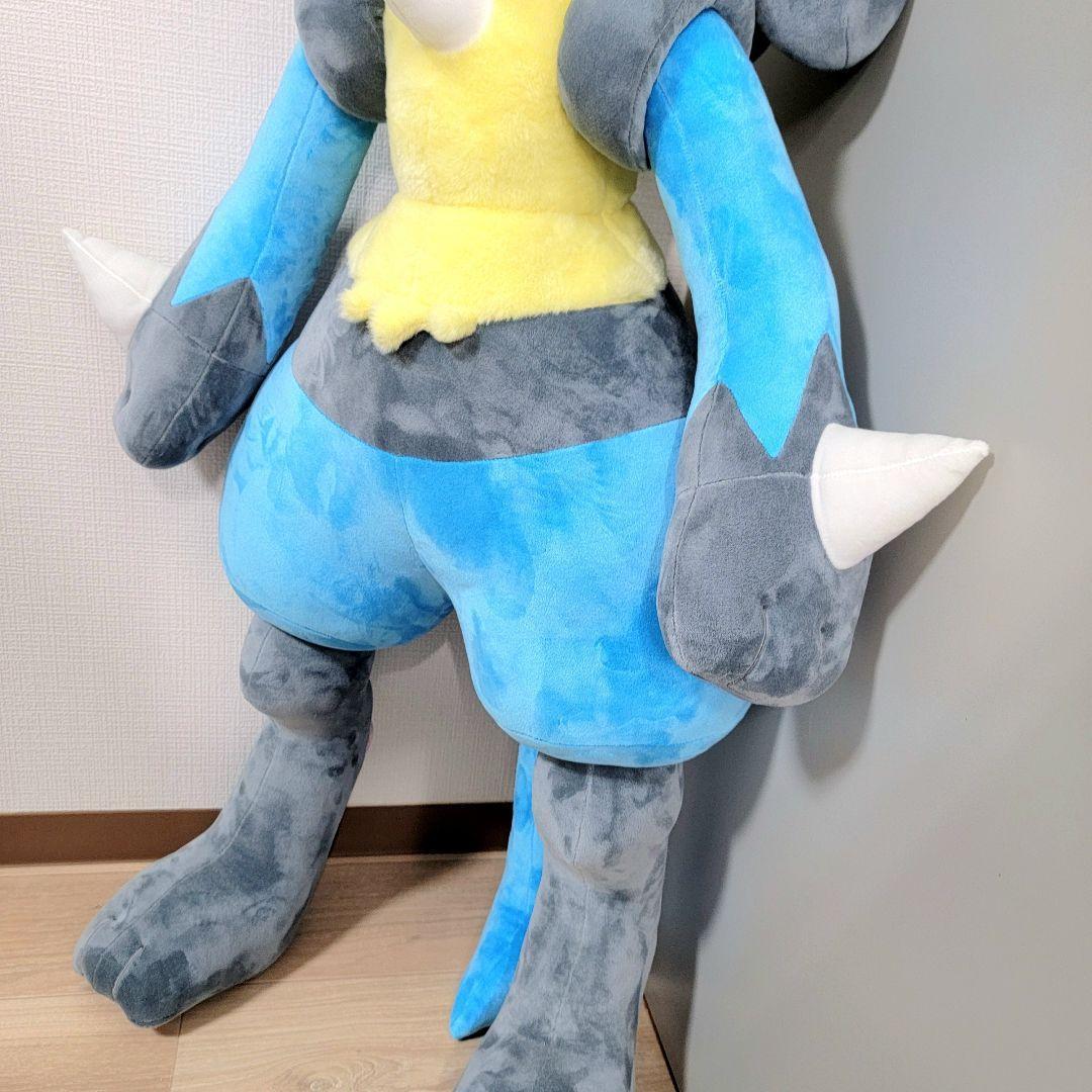 大幅ねさげ！　タグ付き　ポケモンセンター ルカリオ 等身大ぬいぐるみ