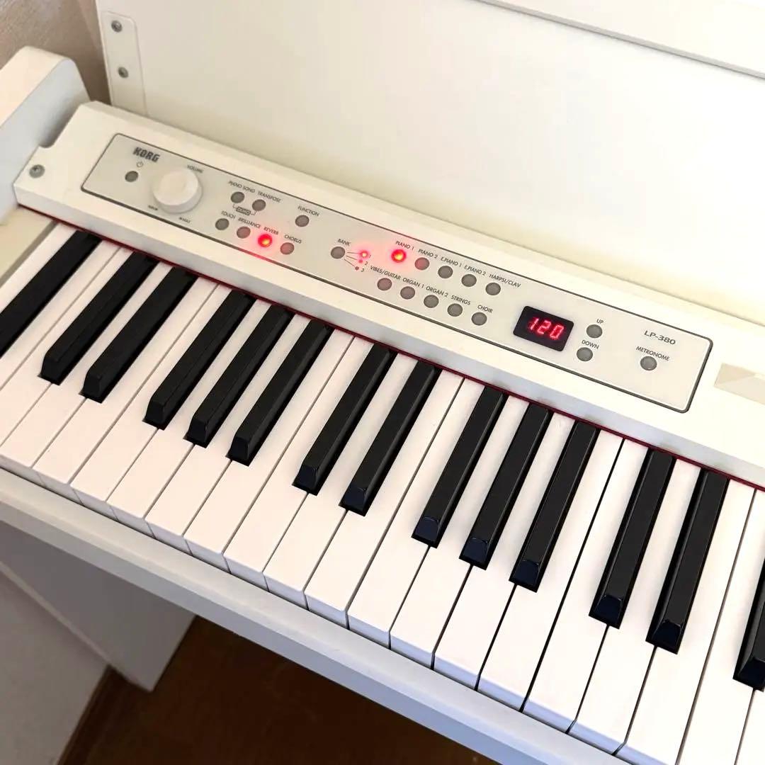 ‼️お年玉追加値下❤️引取限定ピアノ LP-380 ホワイト 88鍵