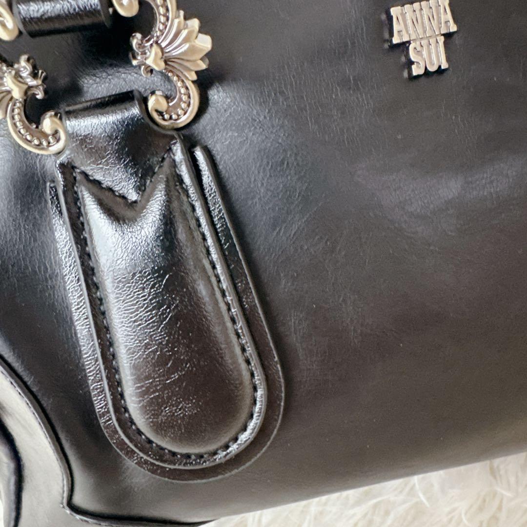 現行品✨美品✨ANNASUIアナスイ ディディオン ハンドバッグ がま口 大