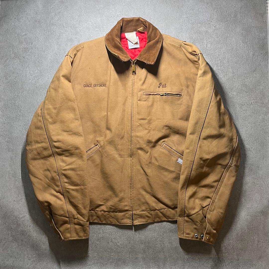 星タグ80s Carhartt カーハートデトロイトジャケット USA製M