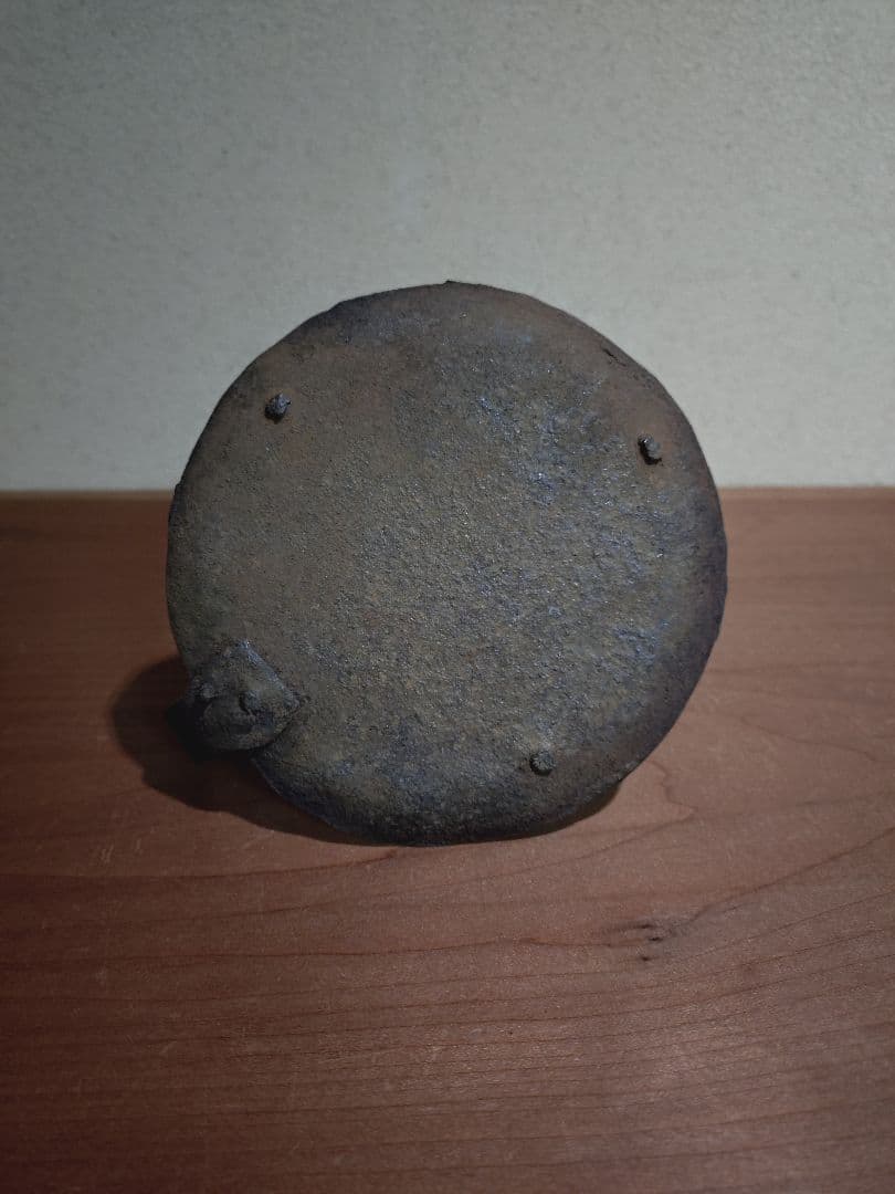 鉄製 吊るし灯火器 花器 花入れ 古道具 古民具 燭台 行燈 行火 灯明