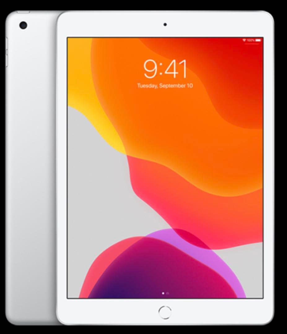 <美品/フィルムあり>Apple iPad シルバー 10.2インチ