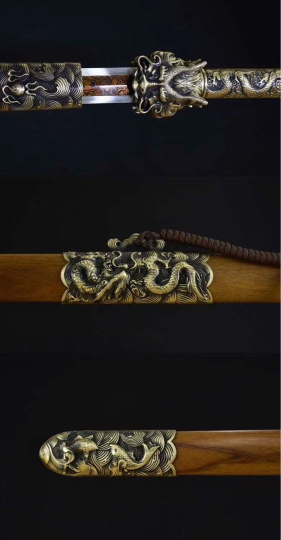 鯉龍剣 唐剣 中華剣 武具 鑑賞刀 舞踊刀 稽古