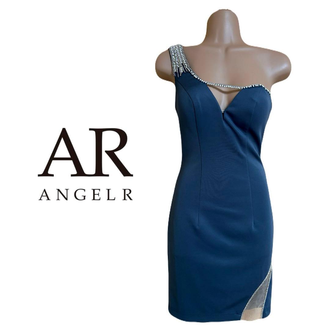 AR21316＊バックビジューワンショルダードレスcgyS