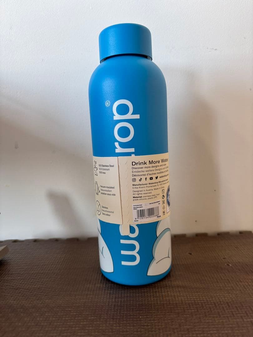 記念グッズ waterdrop THERMO STEEL BOTTLE 600ML