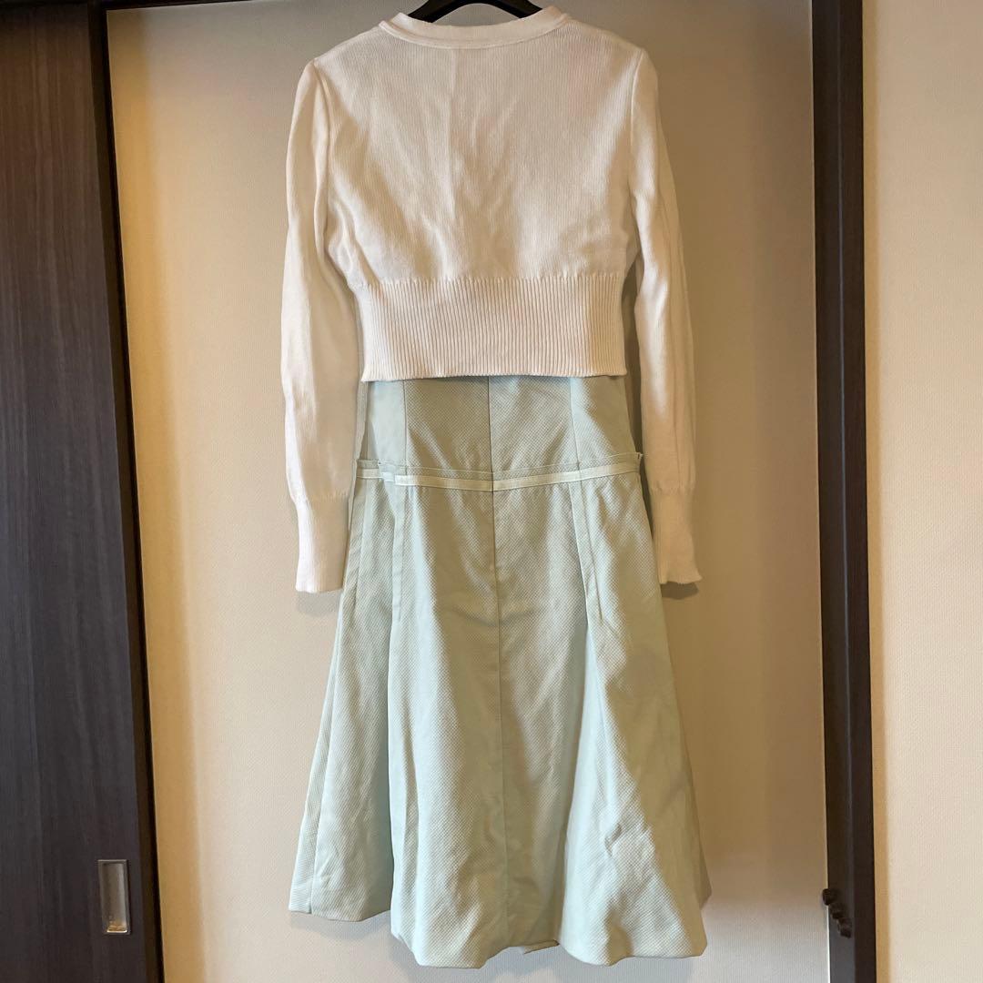 フォクシー バルーンドレス & ボレロカーディガンのセット サイズ40