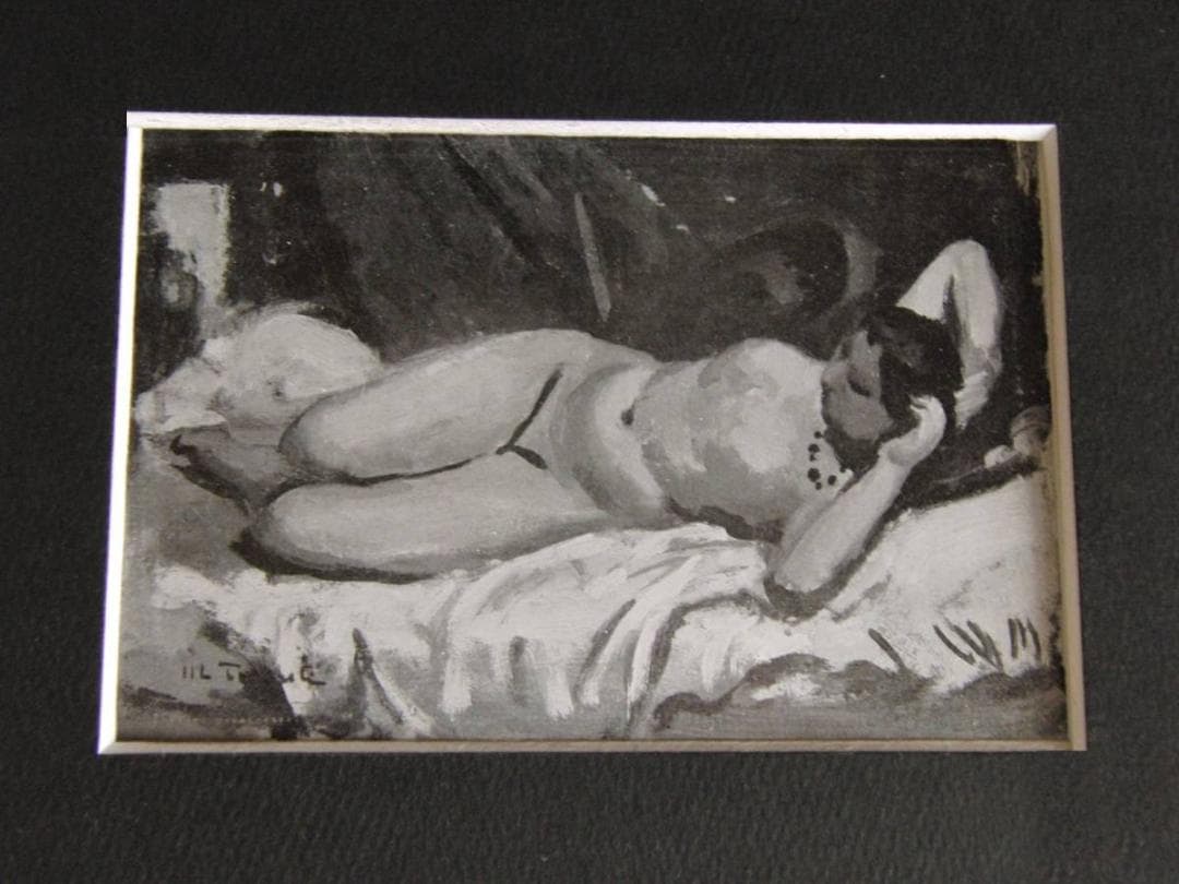 寺内万次郎、【裸婦】、希少な額装用画集より、厳選、新品額装、マット額装付、巨匠