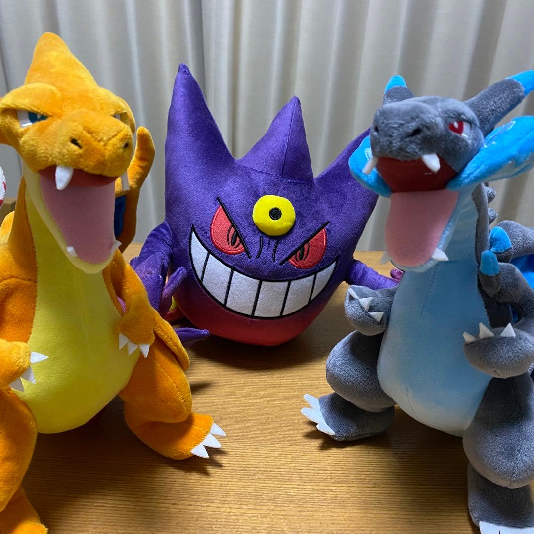 一番くじ　ポケモン　メガシンカ　メガゲンガー　メガリザードン　ぬいぐるみ　セット
