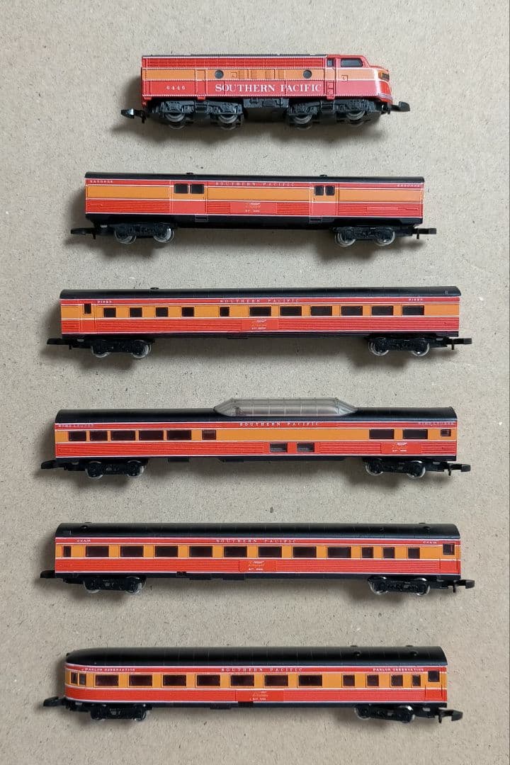 メルクリン製　Southern Pacific Zゲージ鉄道模型セット