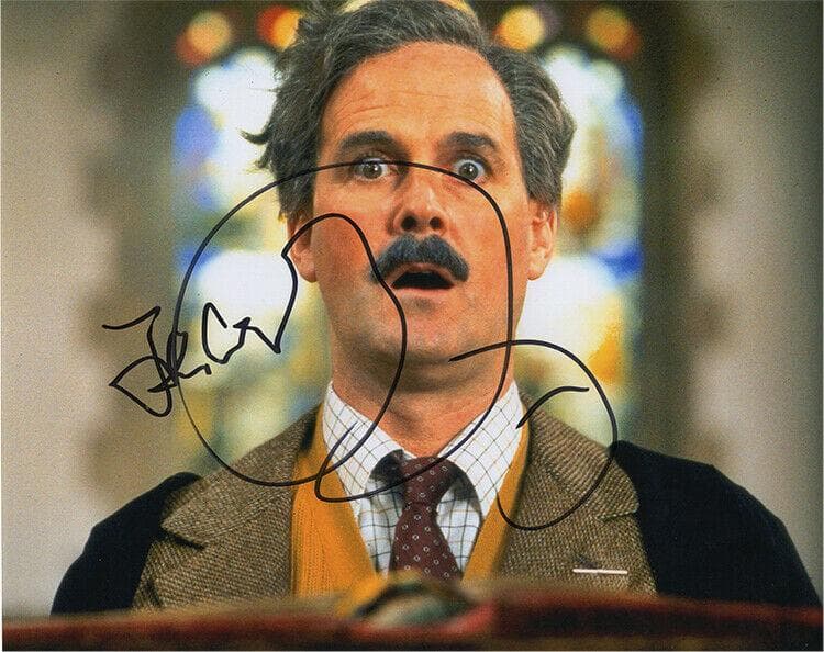 直筆サイン入り写真 ジョン・クリーズ ハリー・ポッターと賢者の石 SA鑑定済