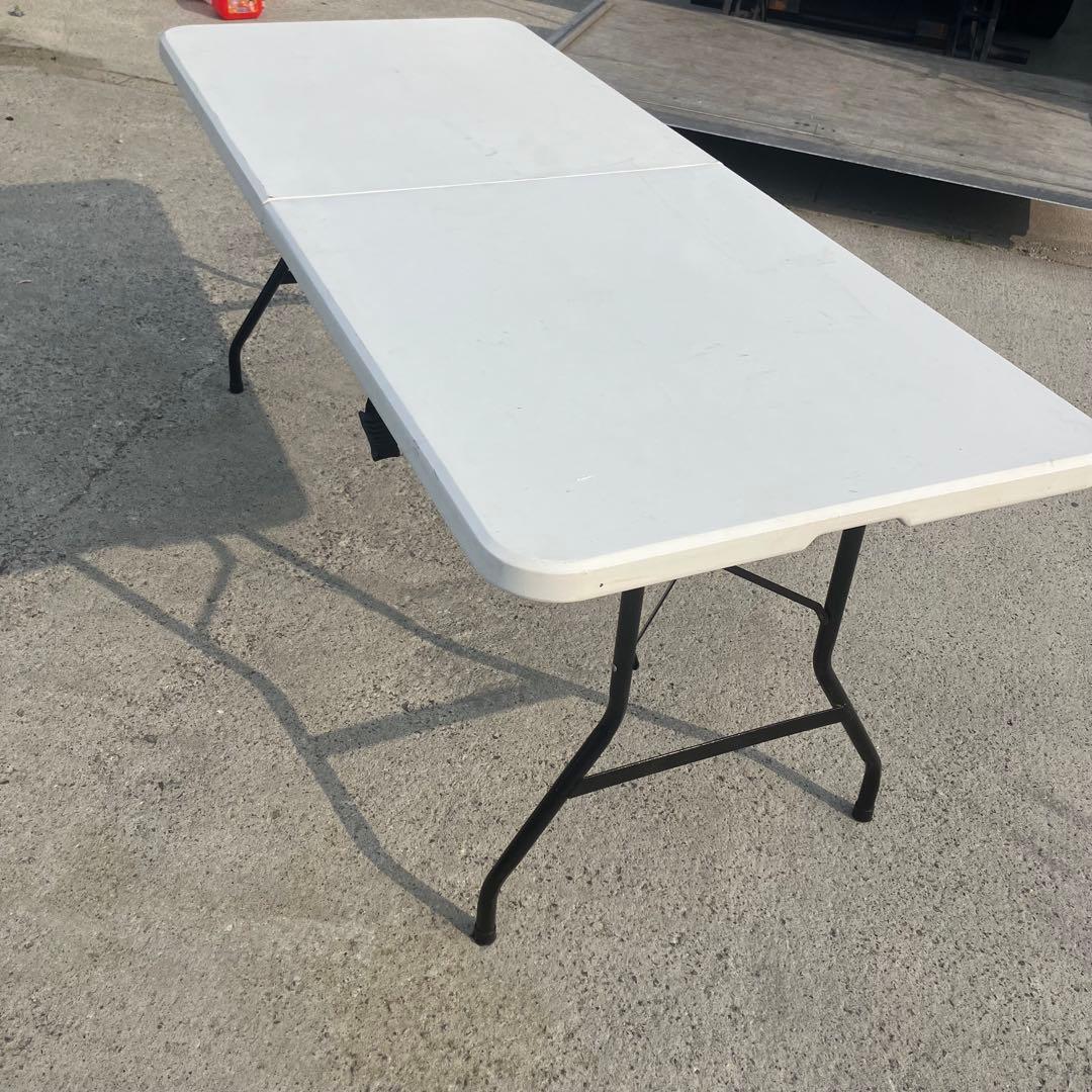 折りたたみ式 大型 アウトドアテーブル フォールディングテーブル 長机 レジャー