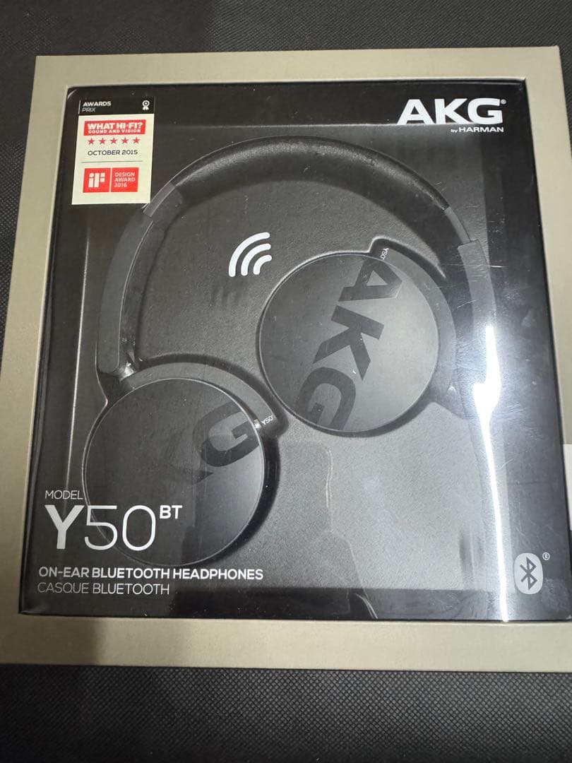 AKG Y50BT Bluetoothヘッドホン密閉型ブラック