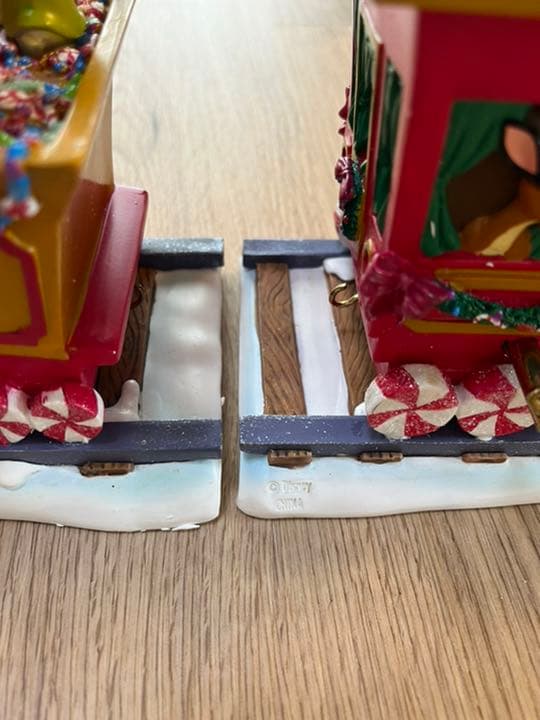 【希少】ディズニークリスマストレインフィギュア オルゴール 2000