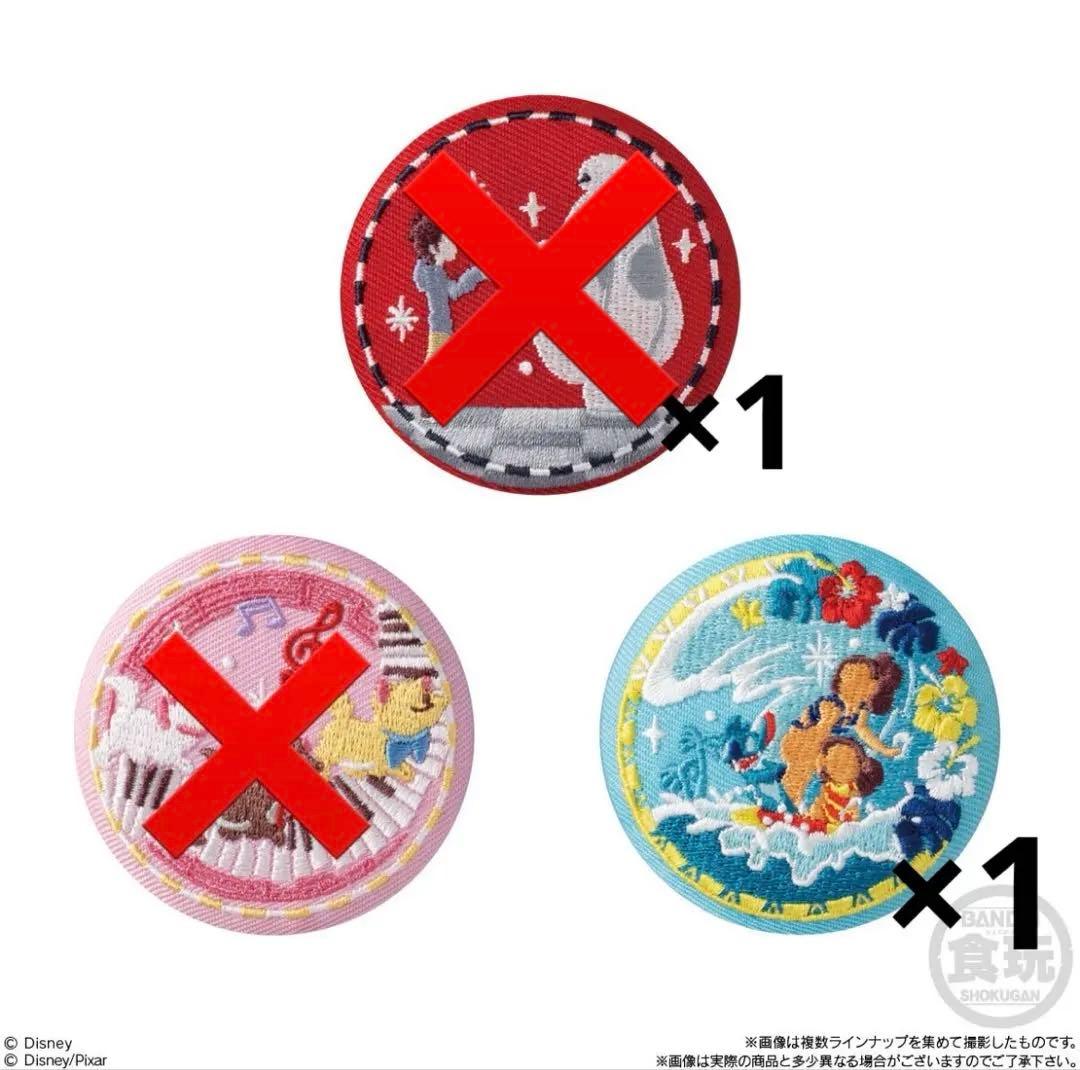 ディズニー　刺繍缶バッジ　バラ売り