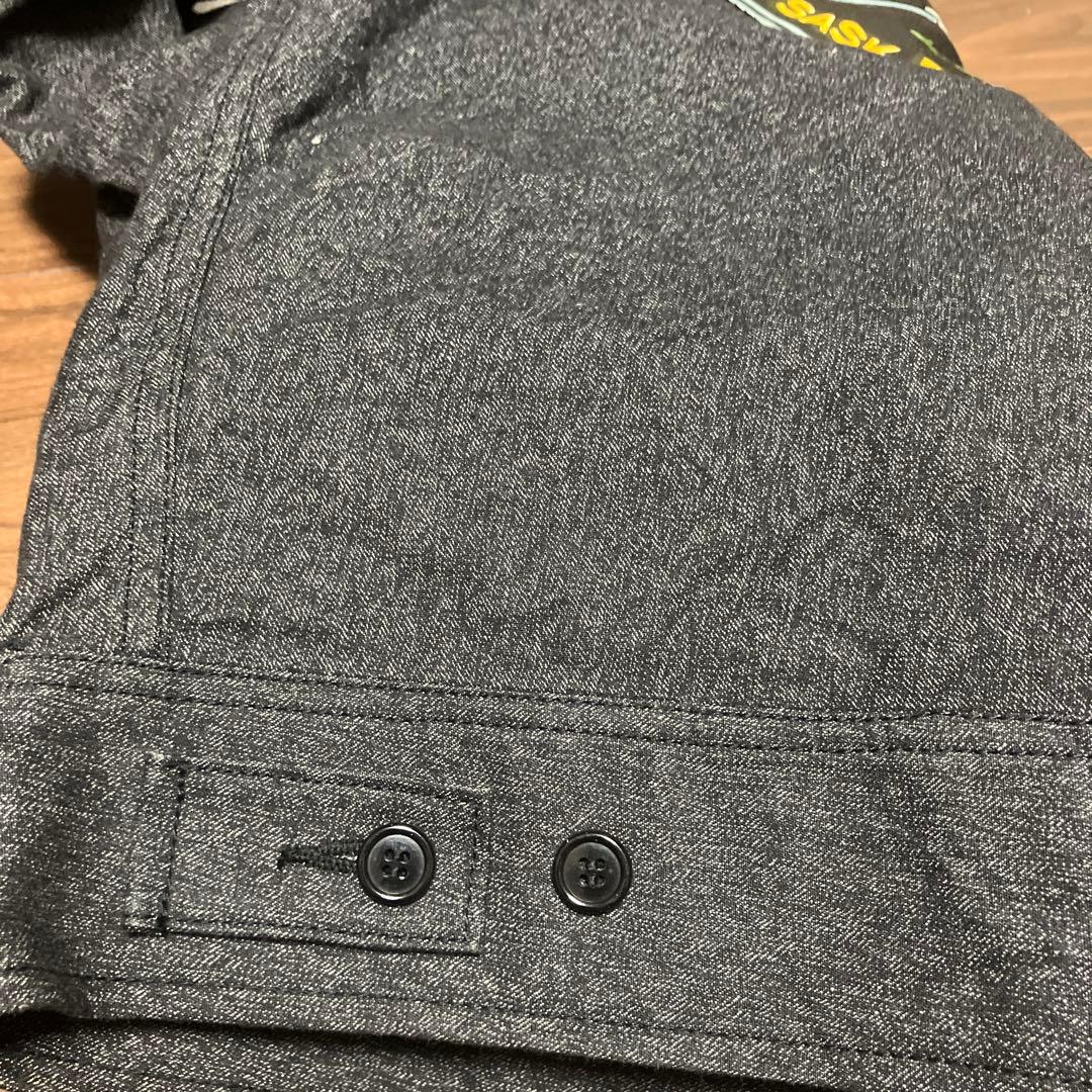 リアルマッコイズ　マッコイスポーツウエア　ワッペンジャケット　ブラック　38