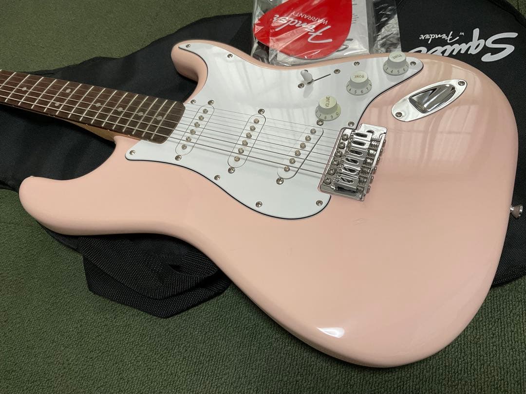 最終値下げ　Squire スクワイア　ストラト　ビンテージピンク　Fender