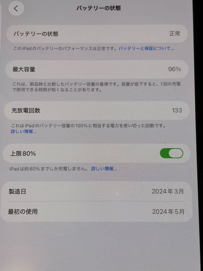 iPad Pro M4 11インチ 256GB WiFiモデル　中古美品