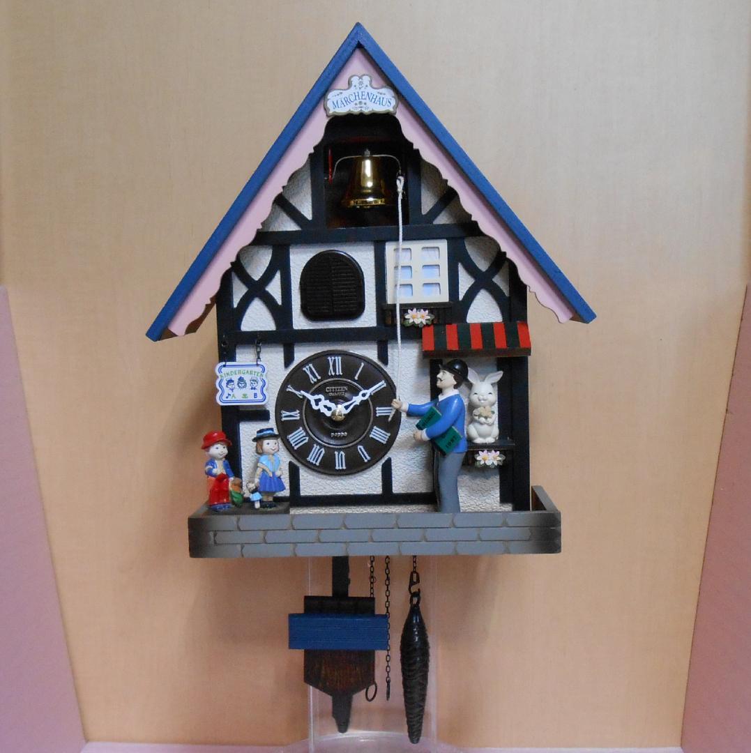 鳩時計　メルヘンハウス QP-533-4