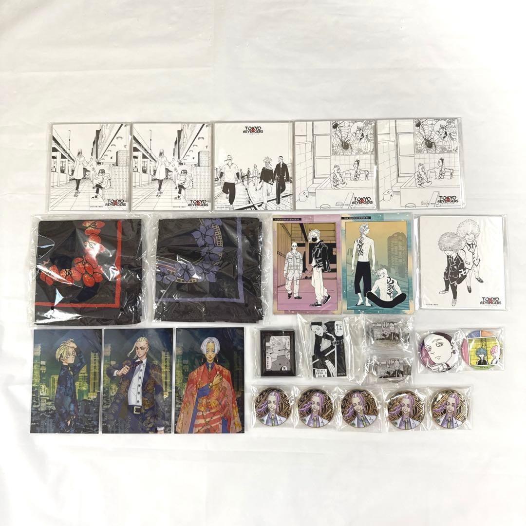 東京リベンジャーズ 東リべ 灰谷兄弟 蘭 竜胆 イザナ 春千夜 缶バッジ 色紙