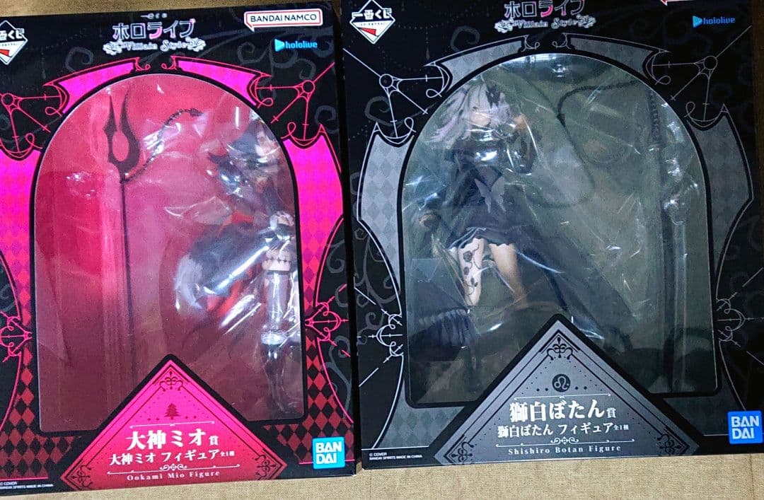 ホロライブ 一番くじ 大神ミオ賞 獅白ぼたん賞 フィギュア