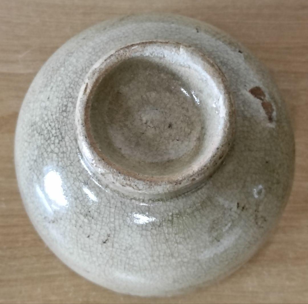 李朝高麗青磁茶碗　朝鮮美術　高麗茶碗　李朝