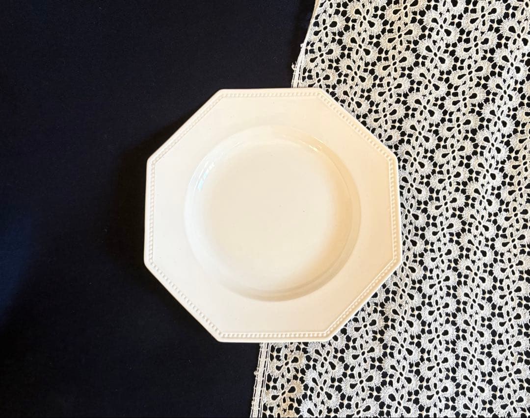 希少 美品 サルグミンヌ オクトゴナル 深皿 フランス アンティーク