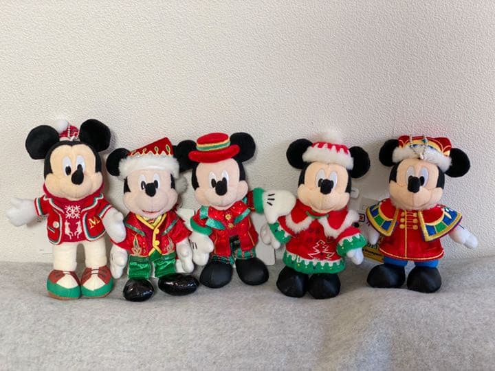 【まとめ売り】ディズニー ミッキー ミニー ぬいぐるみバッジ ストラップ