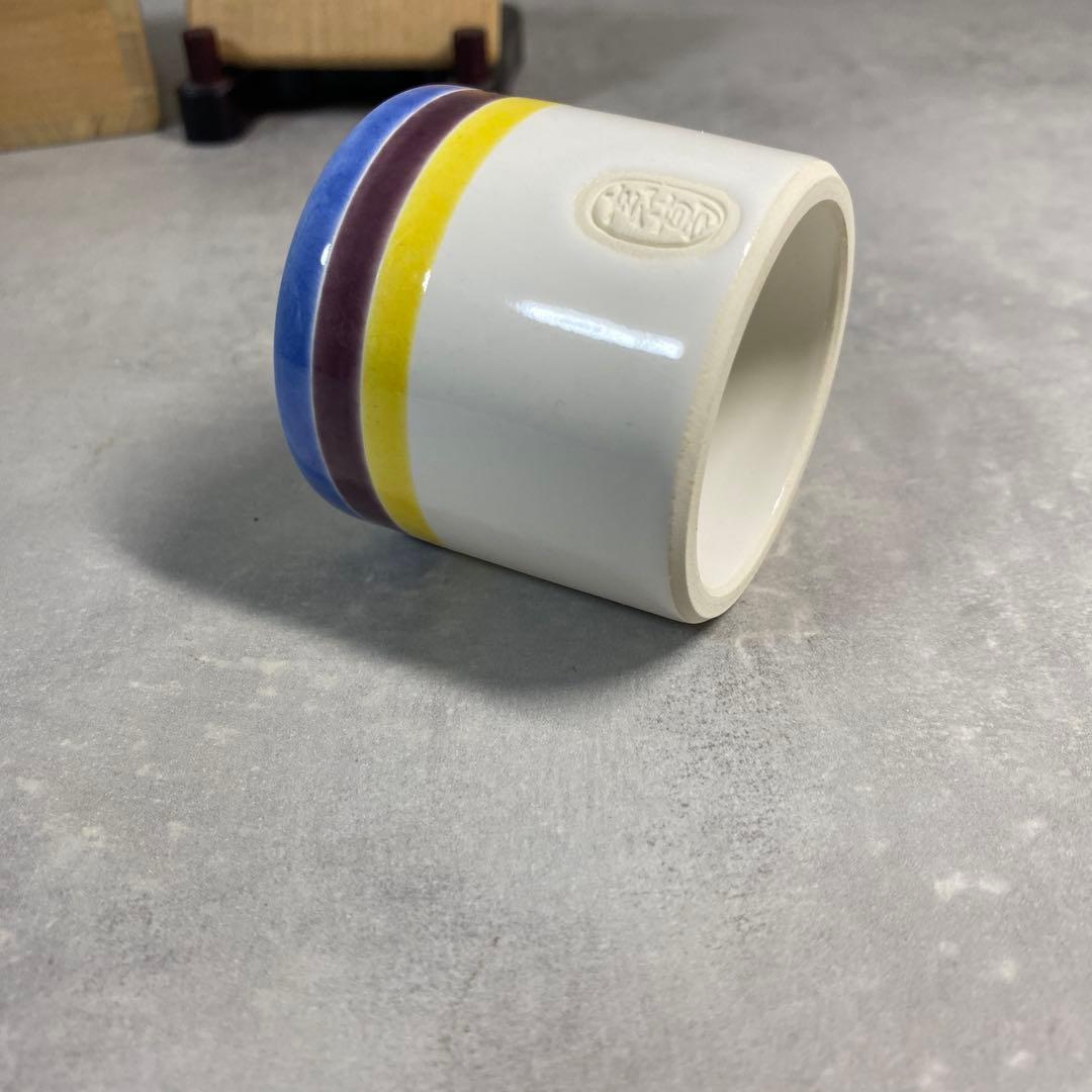 真葛香斎 倣紅毛蓋置 茶道具　共箱