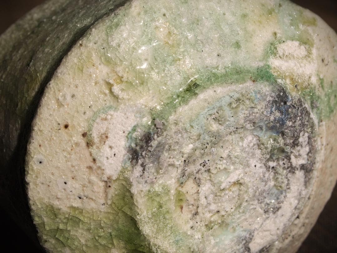 新作★辻村唯【師：辻村史朗】★自然釉小服茶碗★共箱・布