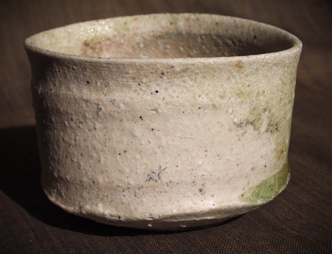 新作★辻村唯【師：辻村史朗】★自然釉小服茶碗★共箱・布