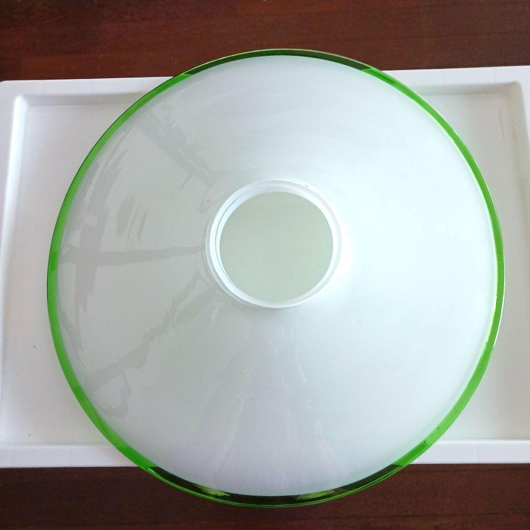 大正ガラス 特大電笠 35センチ アンティーク