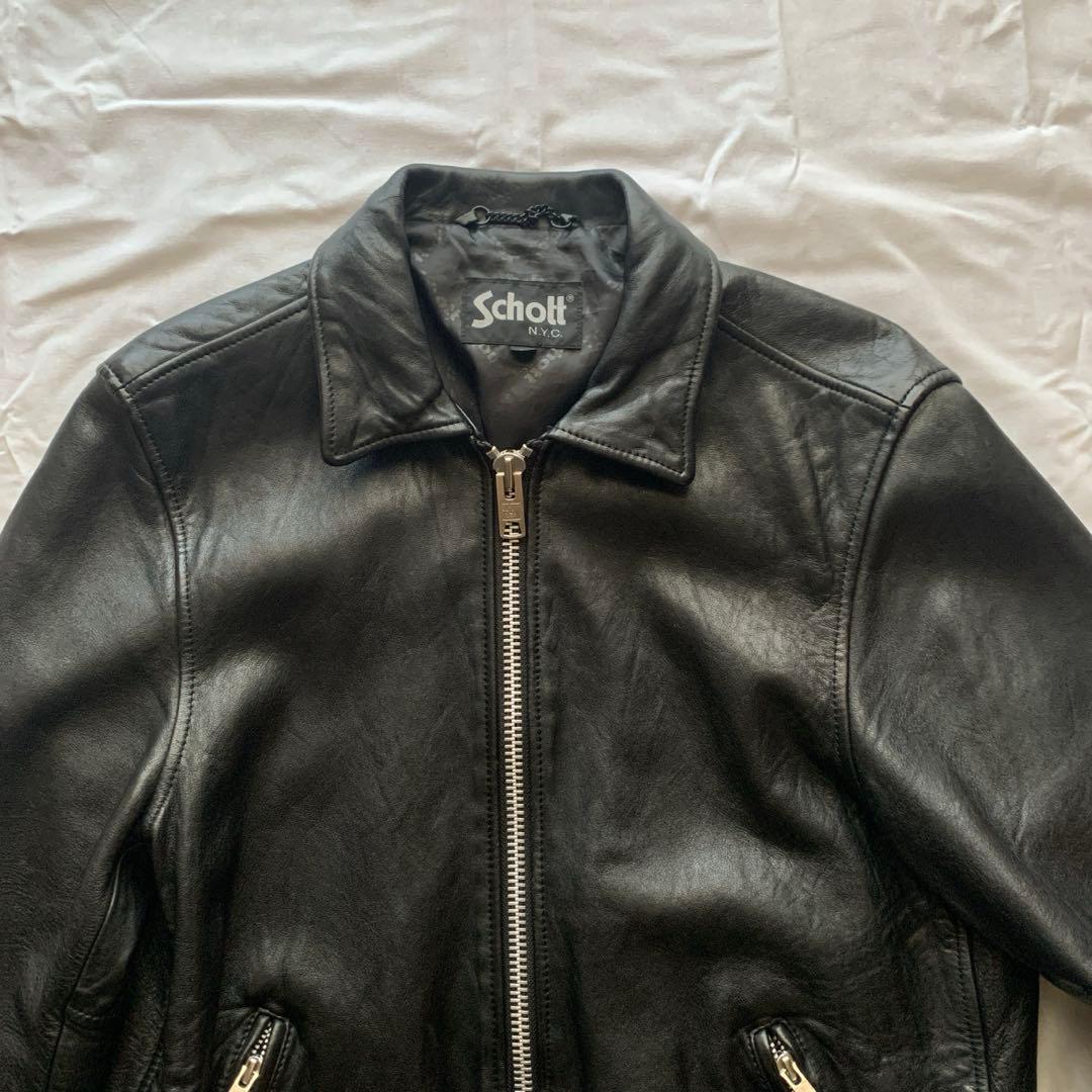 ジャケット・アウター schott n.y.c leather jacket