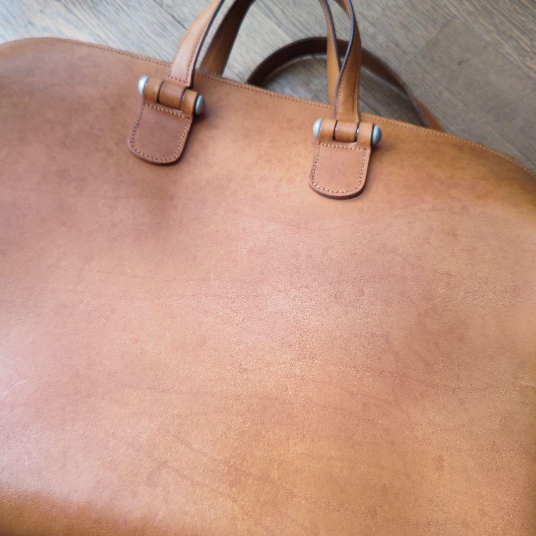 ブラウンレザー ビジネスバッグ