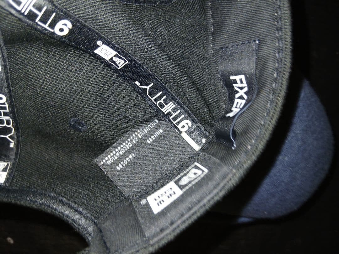 New Era 9FORTY FIXER ブラックキャップ