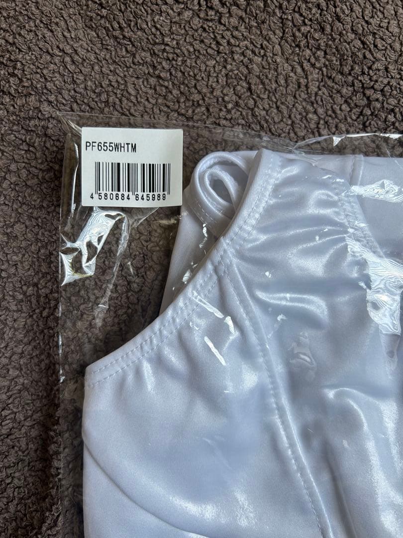 【最安値】パルフェット ３Dフィットレトロスクール水着　ホワイト