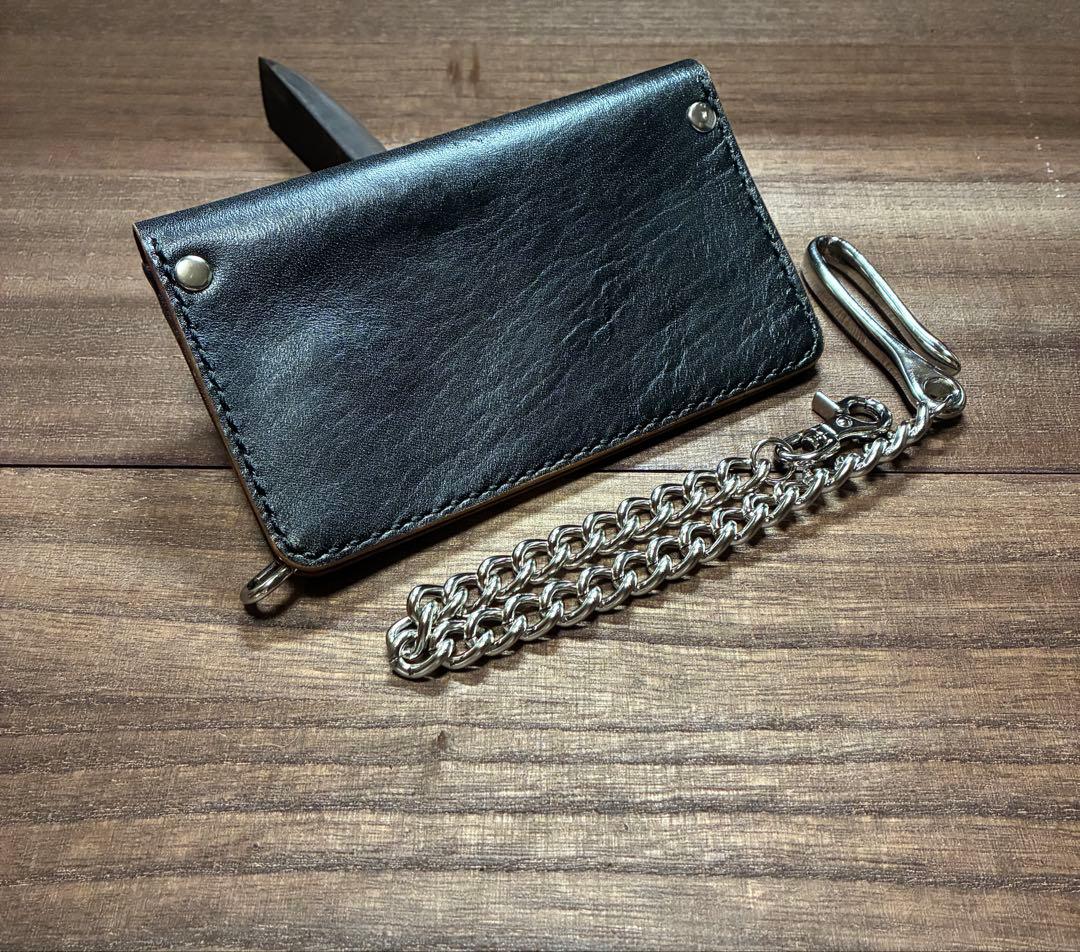 本革ミドルトラッカーウォレット