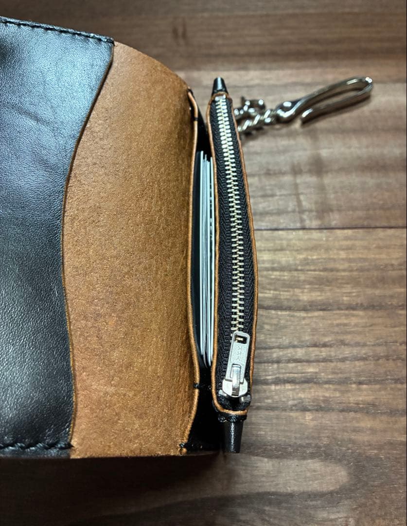 本革ミドルトラッカーウォレット