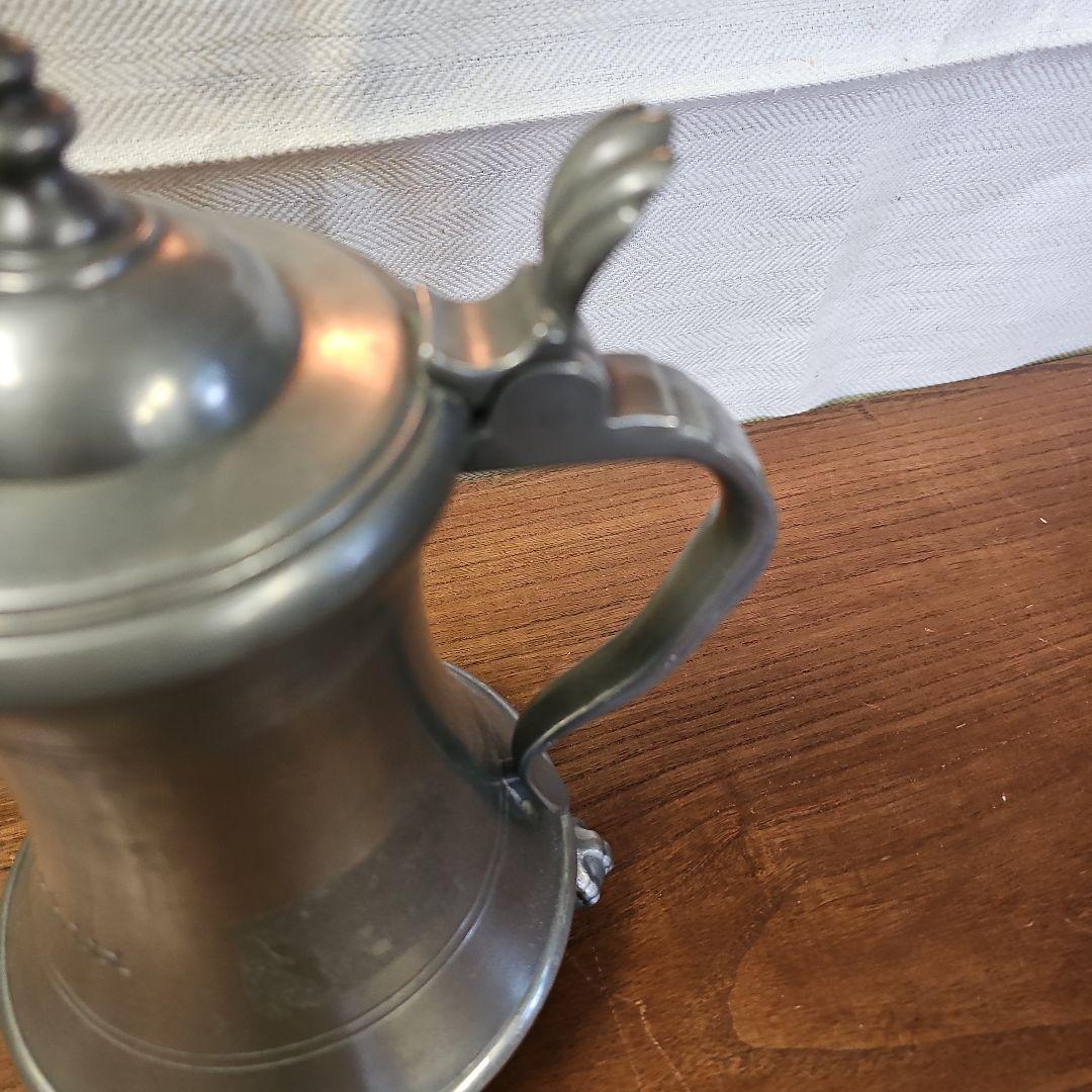 ヴィンテージ錫製ポット