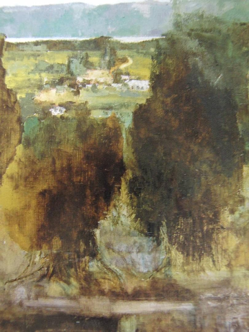 毛利弘子、【マングローブの林（沖縄）】、希少な額装用画集より