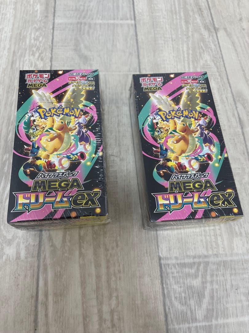 ポケモンカードゲーム MEGAドリームEX シュリンク付き 2 BOX