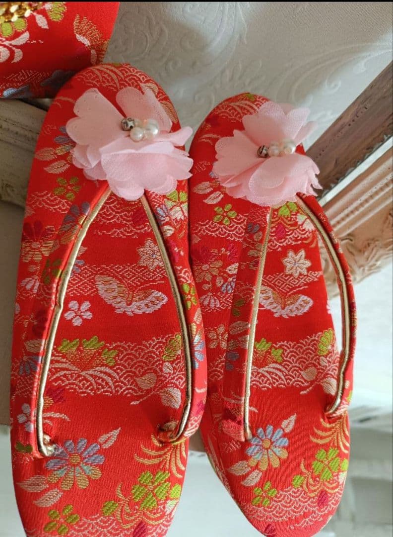 専用です☆アンティーク紫百花繚乱の着物と長襦袢