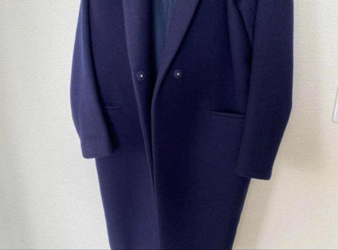 ENFOLD ネイビー チェスターコート