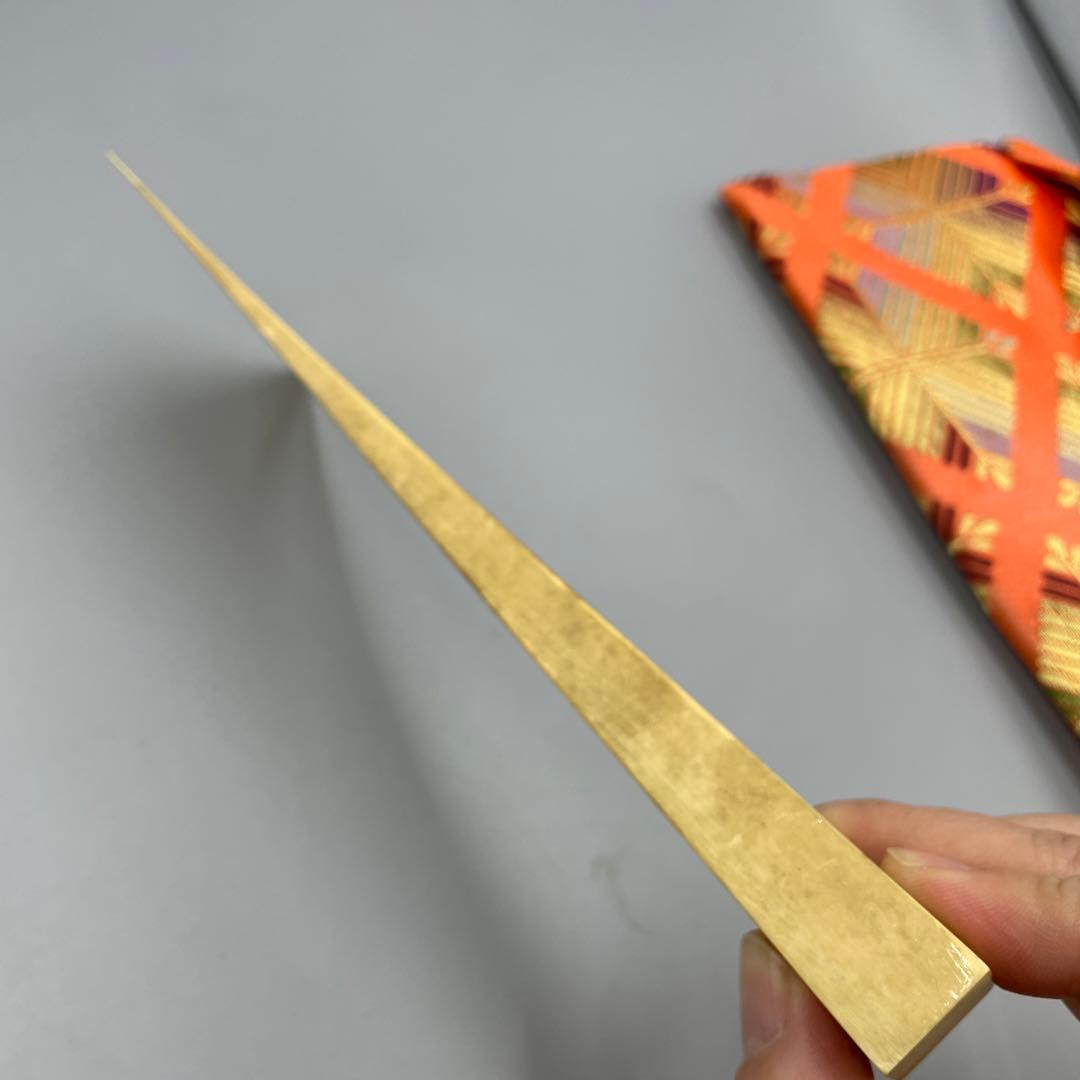 239ヴィンテージ 天然素材　三味線バチ　重さ約90g