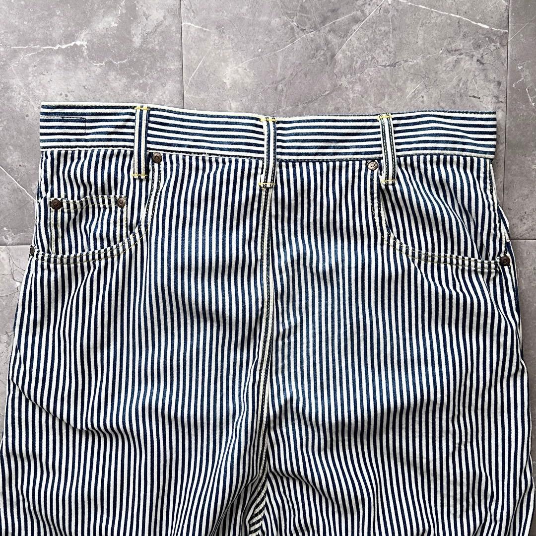 mercibeaucoup, × Lee ヒッコリー ストライプ サルエルパンツ