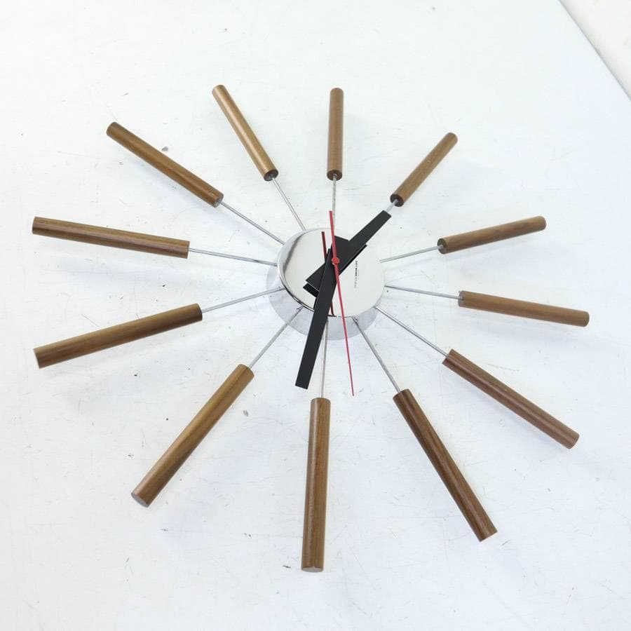 値下展示品 アートワークスタジオ アトラスクロック 掛時計 色:ブラウン 鏡面